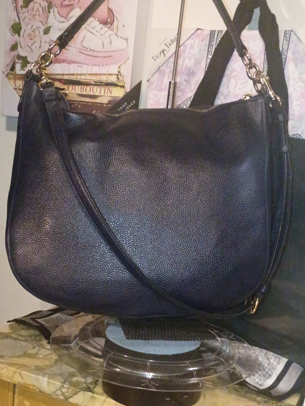 Coach Turn Lock Hobo Bag - Picture 4 of 15